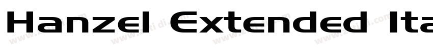 Hanzel Extended Ital字体转换